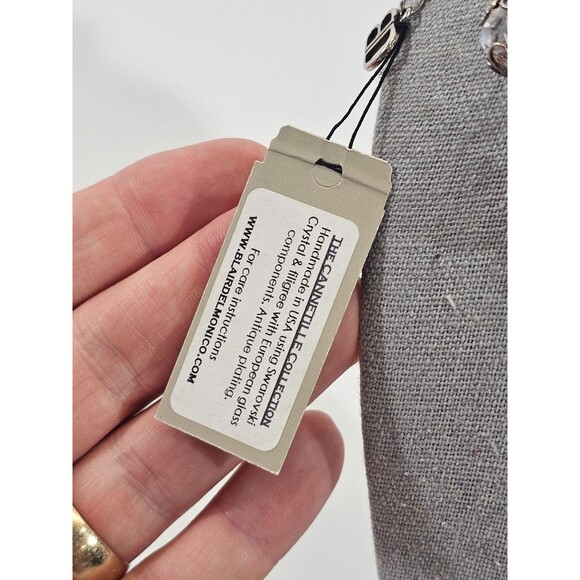 KSD Blair Delmonico Cannetille Filigree Glass Beaded Statement 14-18" Necklace - Picture 4 of 6